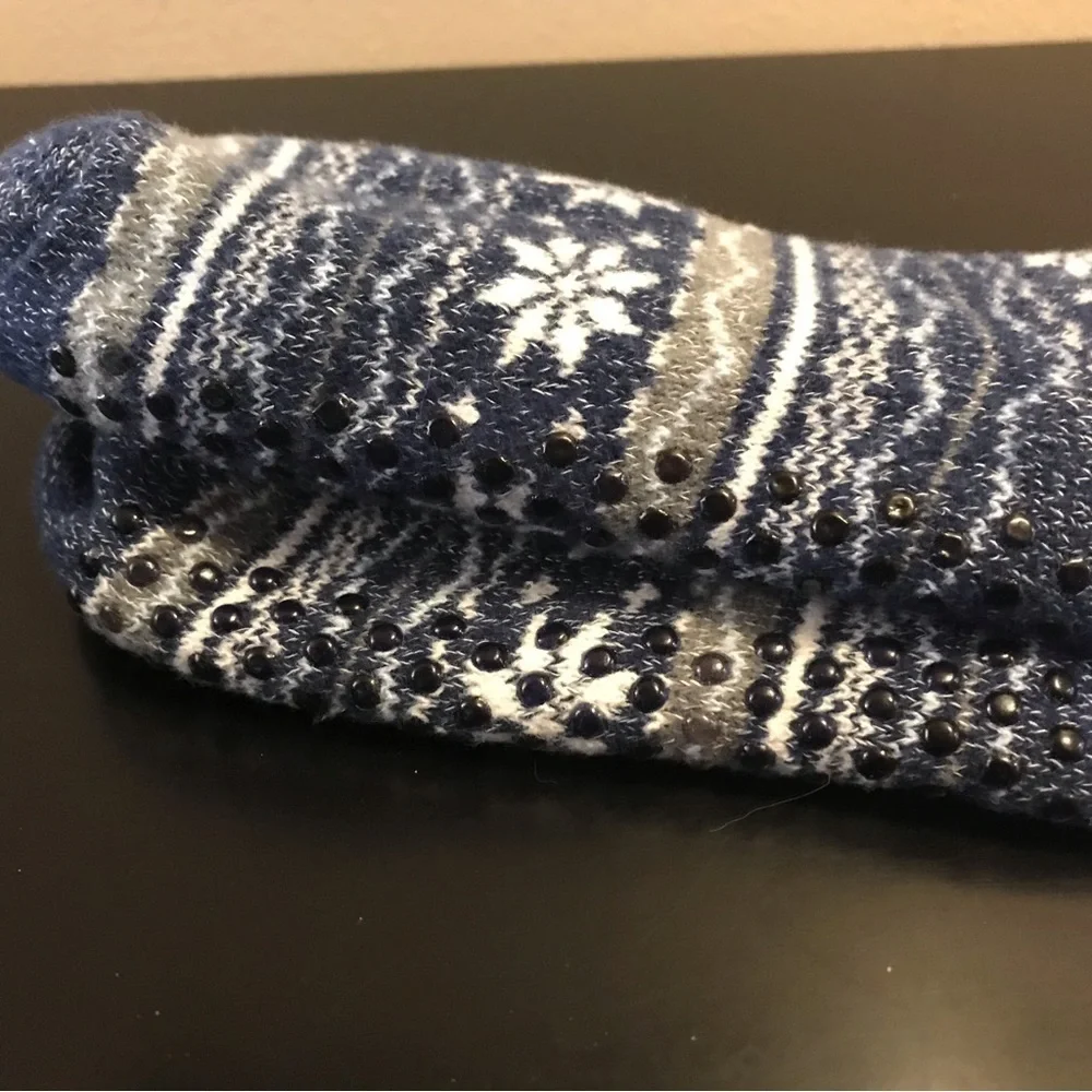Cuddl Duds Medieval Blue Lounge Socks
